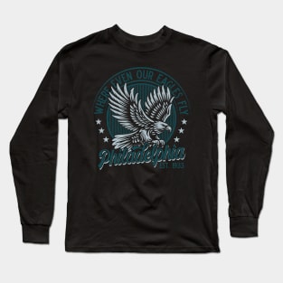 Philadelphia: where even our Eagles fly. v2 Long Sleeve T-Shirt